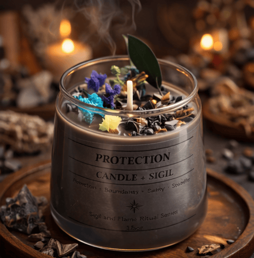 Emotional Healing Mini Candle – New Moon Reset (3.5 oz) #1