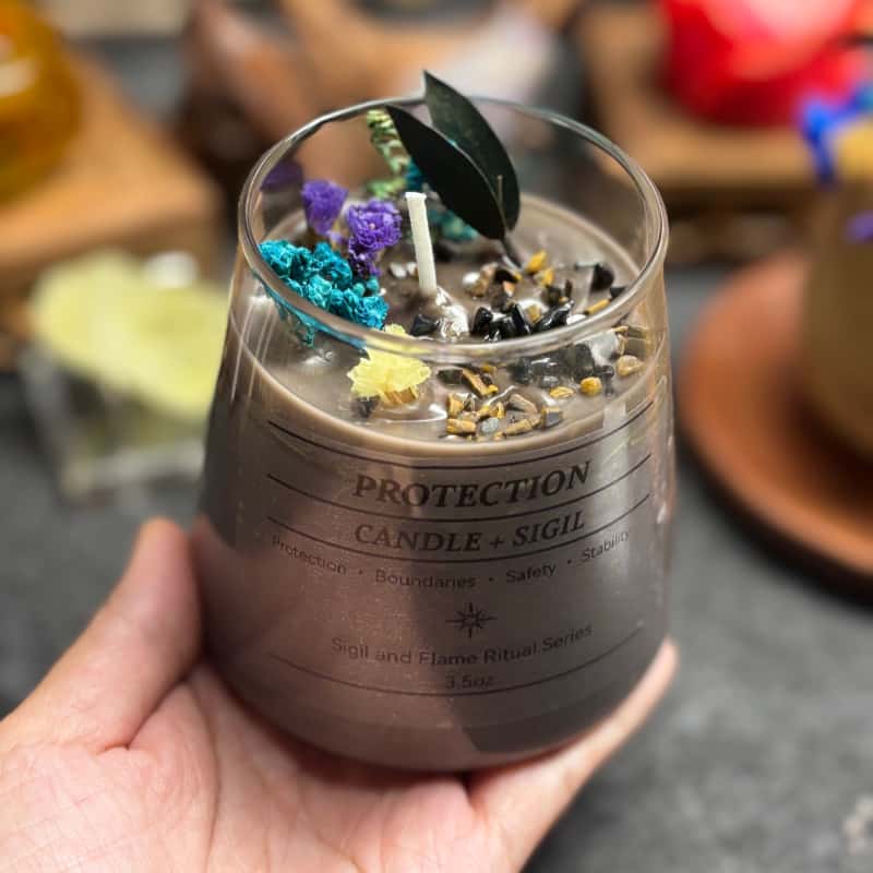 Emotional Healing Mini Candle – New Moon Reset (3.5 oz) #1