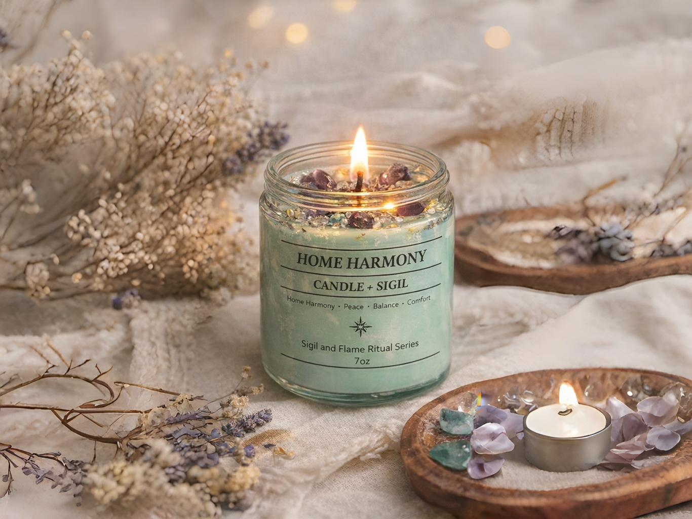 Peaceful Mind Candle – Emotional Healing Ritual (7 oz) #3