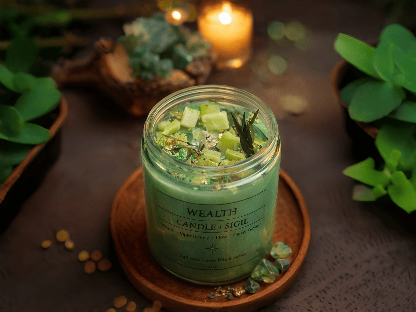 Golden Energy Candle – Success Energy (7 oz) #1