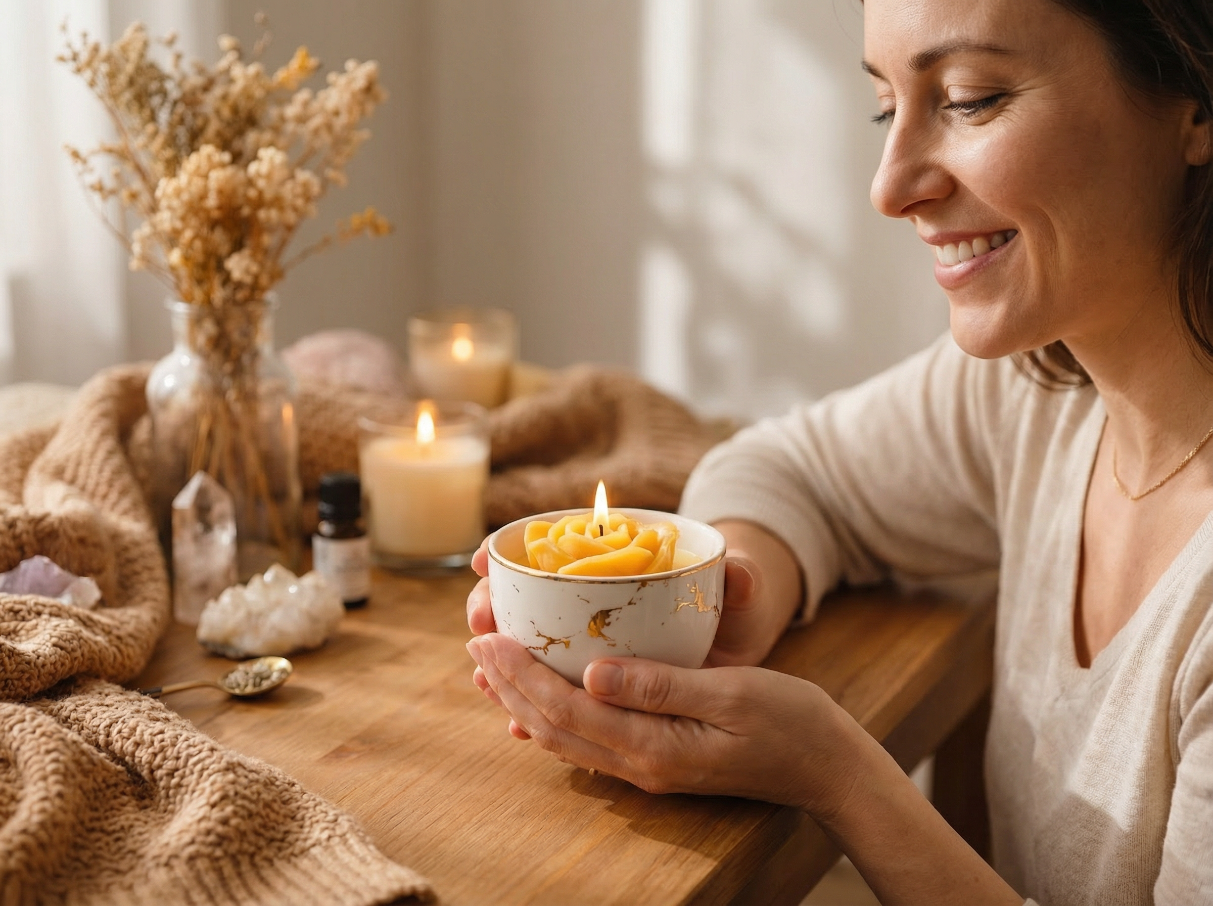 Bloom Within Candle Gift Box – Self-Love Ritual XL (15 oz) #11