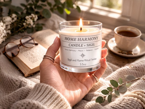 Emotional Healing Mini Candle – Full Moon Release (3.5 oz) #4